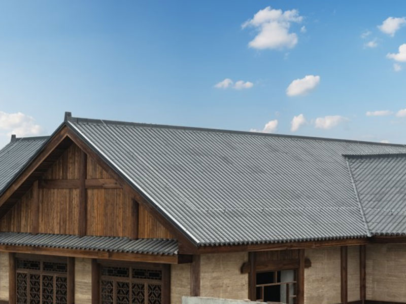 Alumínium magnézium mangán hui stílusú antik indigó tetőfedő csempe