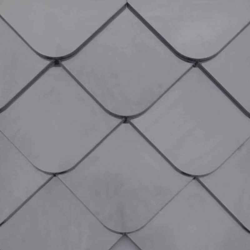 Alumínium magnézium -mangán gyémánt alakú hal méretű fém tetőcsempe